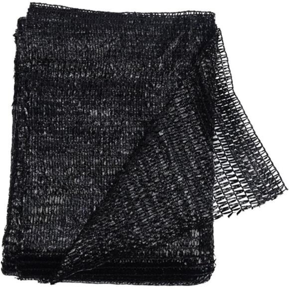 40% Black 6.5'x10' Sun Mesh Net Sunblock Shade Cloth Cover UV Resistant - Picture 1 of 5